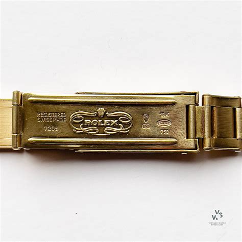 bracciale rolex 7205 finali 57|Rolex 18K Gold Oyster Bracelet .